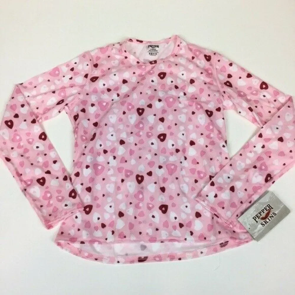 Pepper Skins Performance Base Layer Top L Girls - Picture 1 of 6